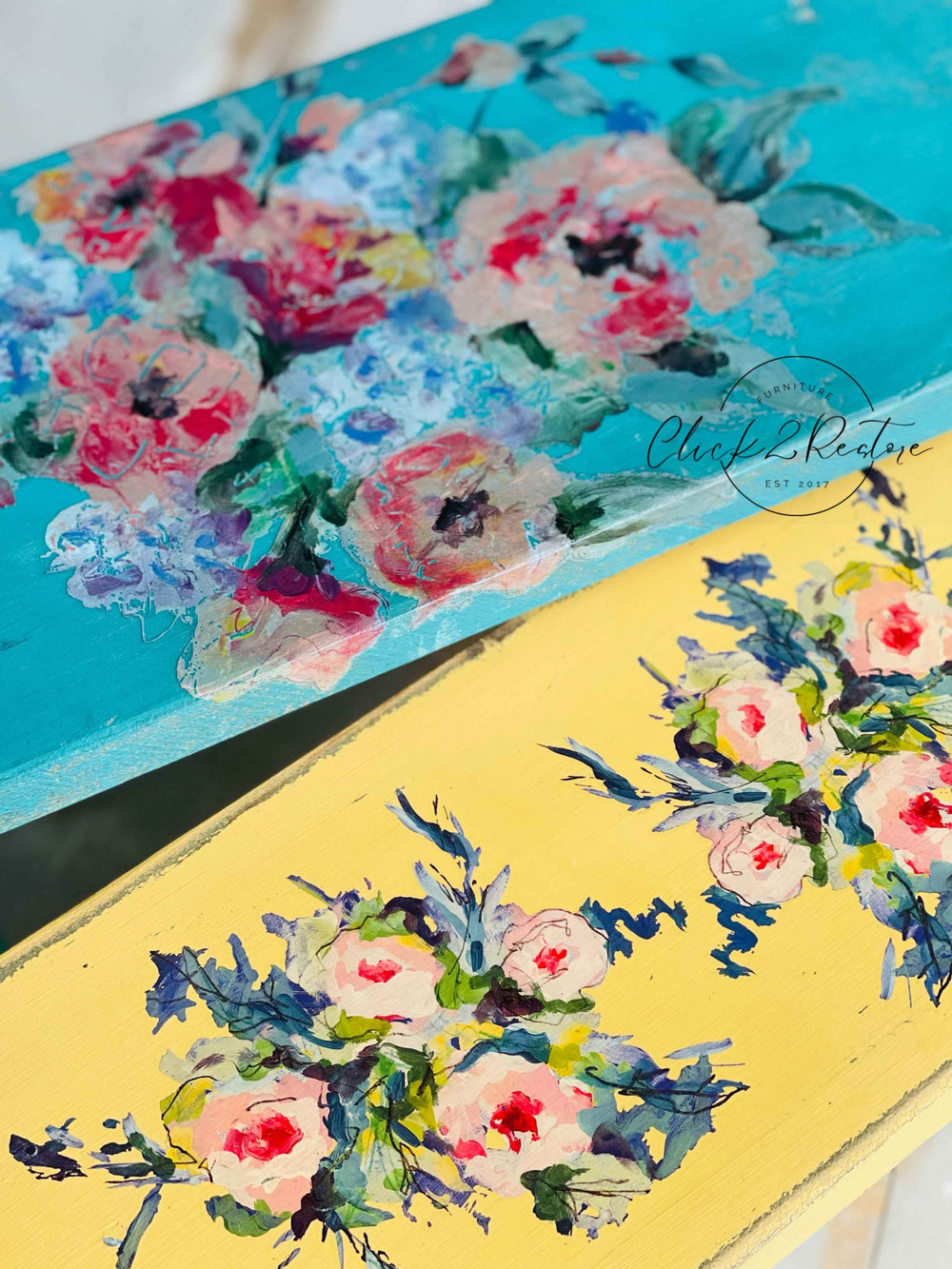 Redesign H20 Transfer - EXPRESSIVE BLOOMS (2 sheets, each 21.59cm x 27.94cm) - Rustic Farmhouse Charm