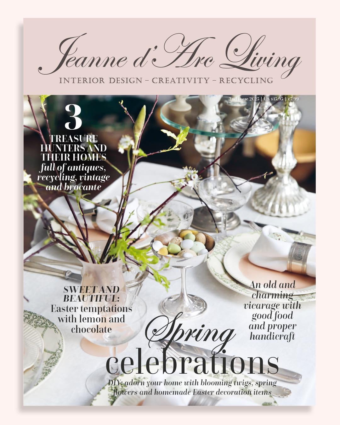 Jeanne d'Arc Living Magazine - 2nd Issue of 2025 (February) FREE SHIPPING* - Rustic Farmhouse Charm