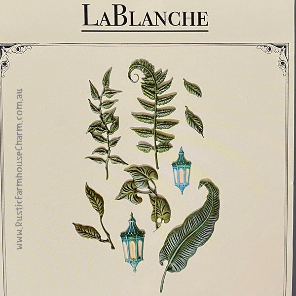 LaBlanche Mould - FERN (12.7 cm x 20.3 cm) - Rustic Farmhouse Charm