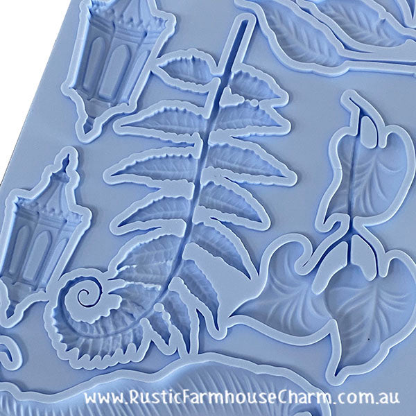 LaBlanche Mould - FERN (12.7 cm x 20.3 cm) - Rustic Farmhouse Charm