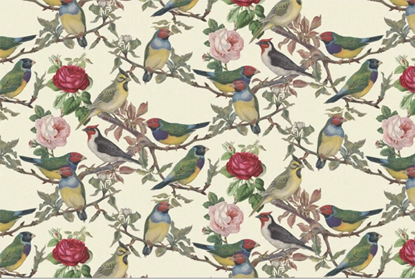 Decoupage Tissue Paper - Forest of Birds (50.8cm x 76.2cm) - Rustic Farmhouse Charm