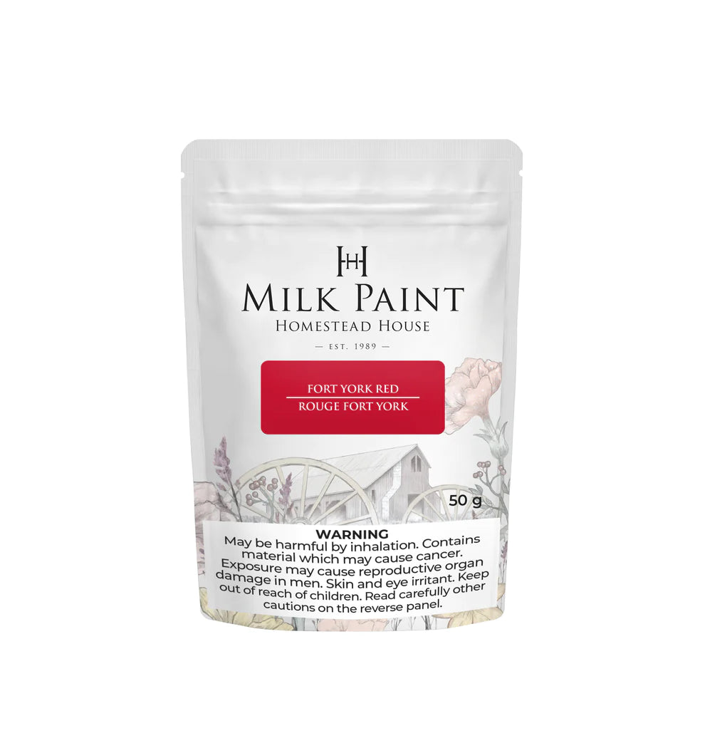 Homestead House Milk Paint - FORT YORK RED - Rustic Farmhouse Charm