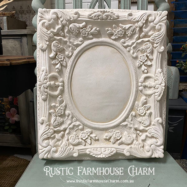 Old Worlde Ornate Panel Frame - CHATEAU ROSE  (34cm x 39.5cm) - Rustic Farmhouse Charm