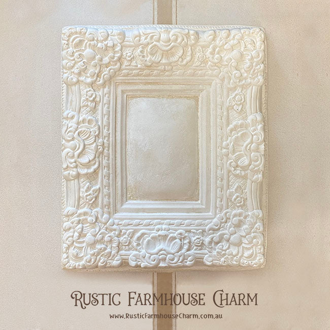 Old Worlde Ornate Panel Frame - BAROQUE ORNAMENT (27.5cm x 33cm) - Rustic Farmhouse Charm