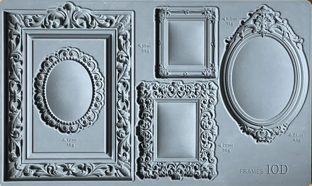 FRAMES Mould by IOD (6"x10", 15.24cm x 25.4cm) - Rustic Farmhouse Charm