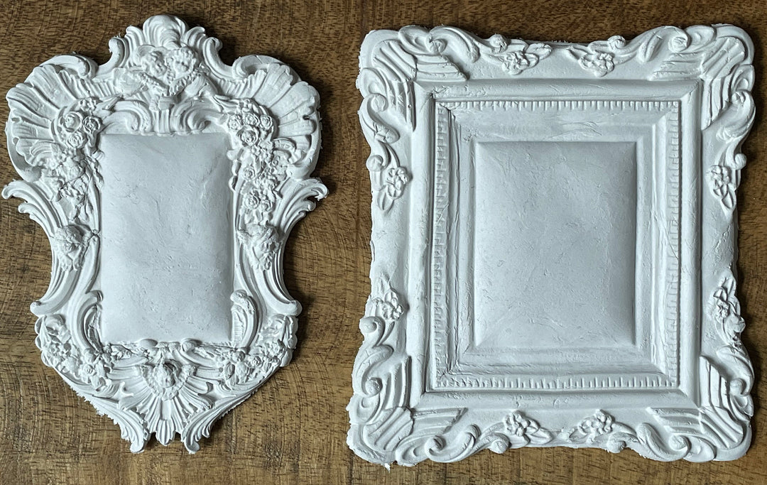 FRAMES 2 Mould by IOD (6"x10", 15.24cm x 25.4cm) - Rustic Farmhouse Charm
