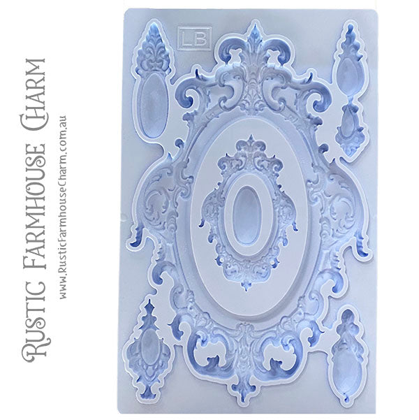 LaBlanche Mould - FRAMES & PENDANTS (12.7 cm x 20.3 cm) - Rustic Farmhouse Charm