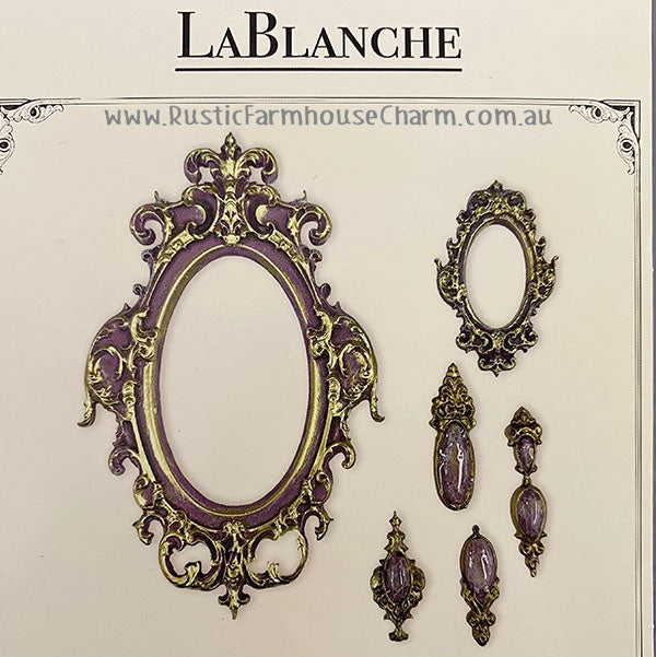 LaBlanche Mould - FRAMES & PENDANTS (12.7 cm x 20.3 cm) - Rustic Farmhouse Charm