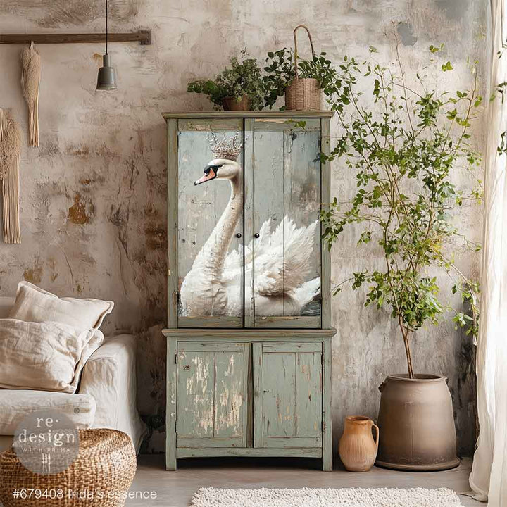 NEW! Redesign Limited A1 Decoupage Fibre Paper - FRIDA'S ESSENCE (59.44cm x 84.07cm) - Rustic Farmhouse Charm