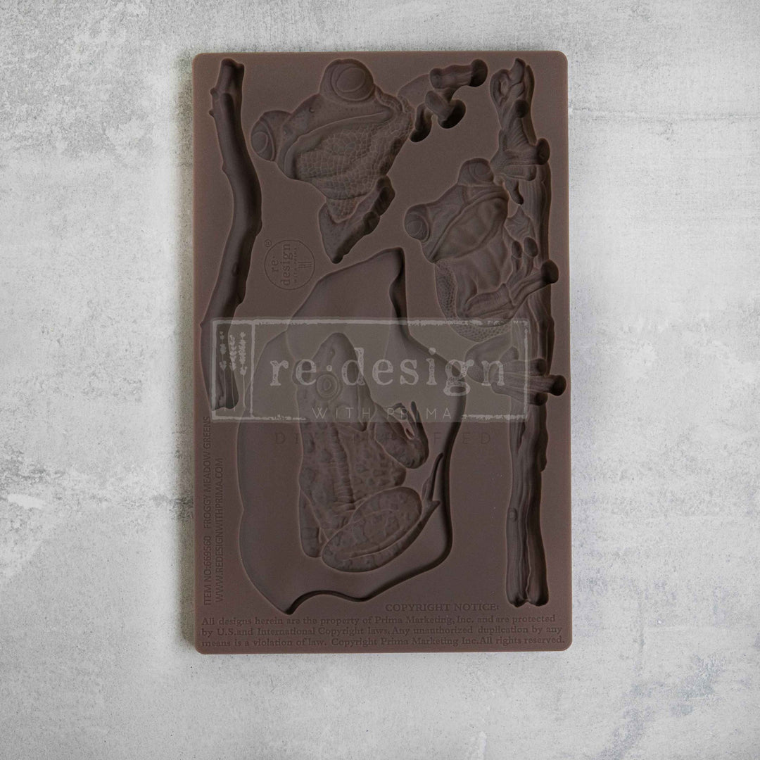 Redesign Mould - FROGGY MEADOW GREENS - Rustic Farmhouse Charm