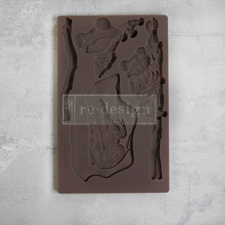 Redesign Mould - FROGGY MEADOW GREENS - Rustic Farmhouse Charm
