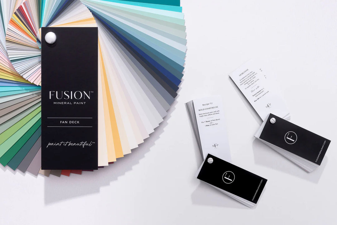 Fusion™ Mineral Paint Colours FAN DECK - Rustic Farmhouse Charm