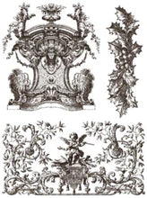 IOD Paint Inlay - GLORIA (set of eight 12"x16" sheets) - Rustic Farmhouse Charm