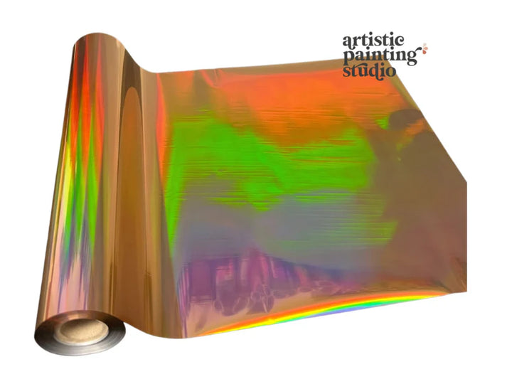 Artistic Painting Studio Metallic Foil - GOLD HOLOGRAM RAINBOW - Rustic Farmhouse Charm