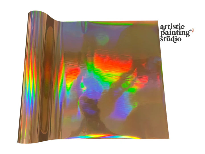 Artistic Painting Studio Metallic Foil - GOLD HOLOGRAM RAINBOW - Rustic Farmhouse Charm