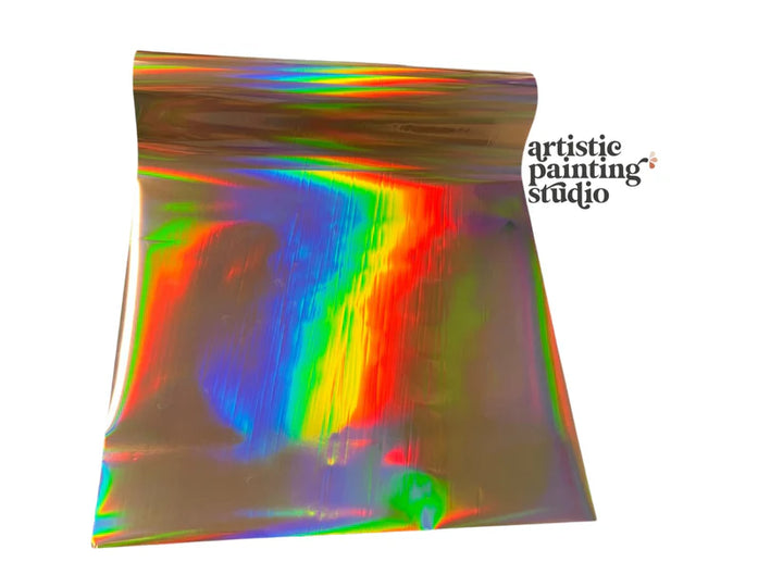 Artistic Painting Studio Metallic Foil - GOLD HOLOGRAM RAINBOW - Rustic Farmhouse Charm
