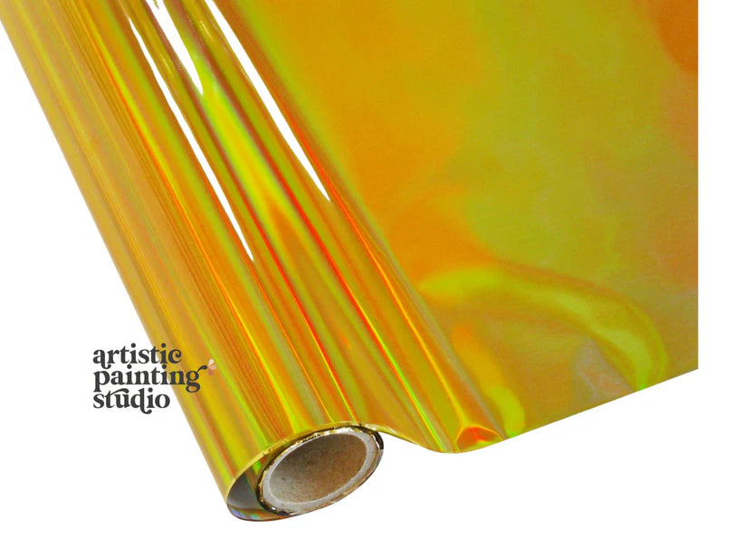 Artistic Painting Studio Metallic Foil - GOLD HOLOGRAM RAINBOW - Rustic Farmhouse Charm