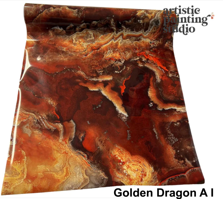 GOLDEN DRAGON Metallic Foil - Rustic Farmhouse Charm