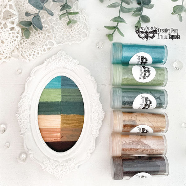 GOLDEN HOUR Mica Powder Set by Finnabair Prima - Rustic Farmhouse Charm