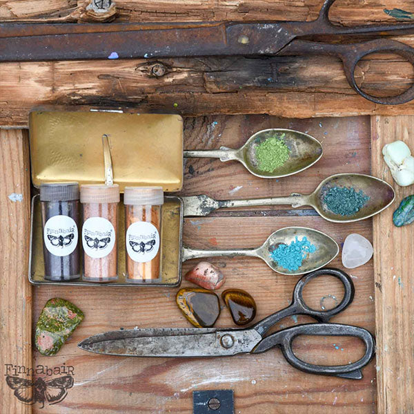 GOLDEN HOUR Mica Powder Set by Finnabair Prima - Rustic Farmhouse Charm