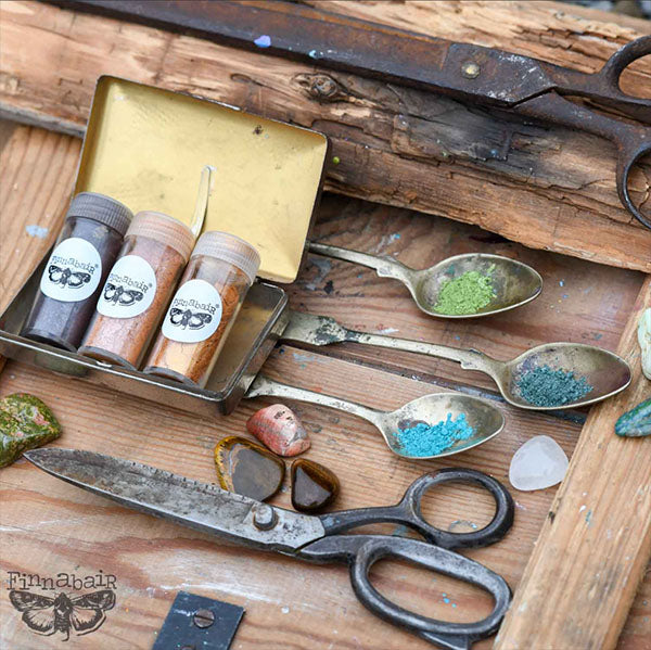 GOLDEN HOUR Mica Powder Set by Finnabair Prima - Rustic Farmhouse Charm