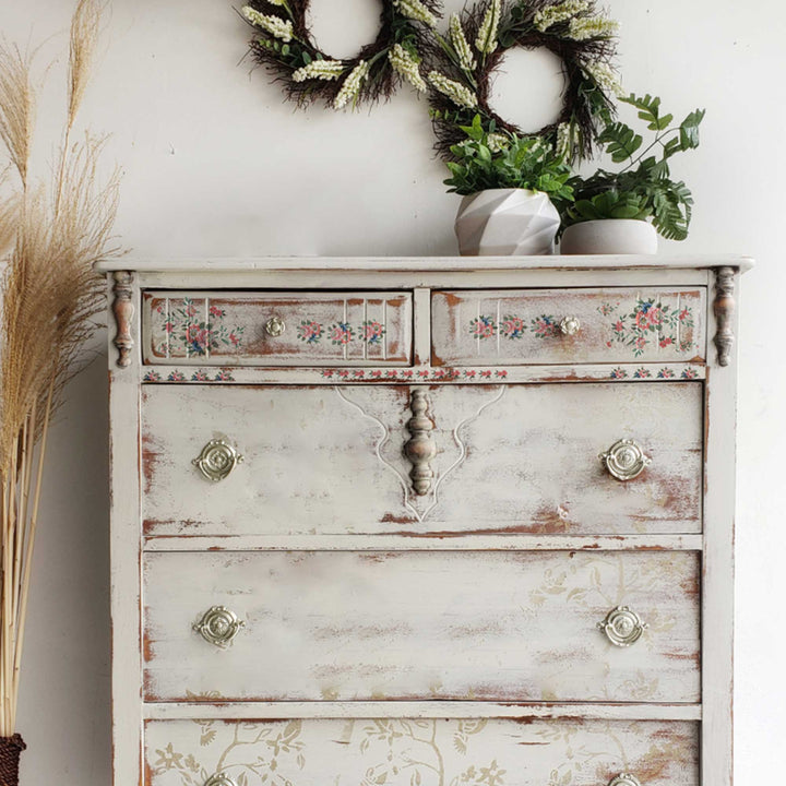 Redesign H20 Transfer - GORGEOUS FLORA (2 sheets, each 21.59cm x 27.94cm) - Rustic Farmhouse Charm