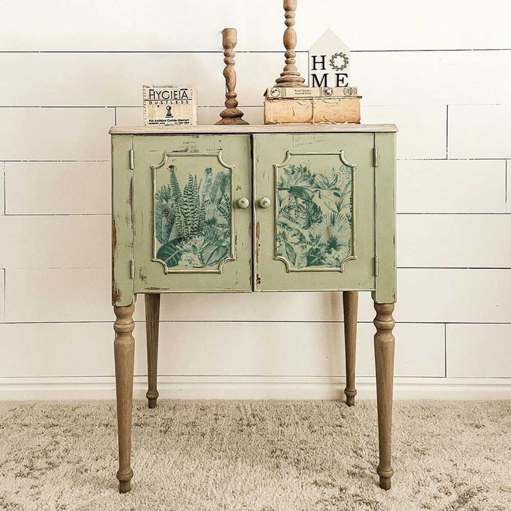 GREEN FOLIAGE Redesign Middy Transfer (3 sheets, each 21.59cm x 27.94cm) - Rustic Farmhouse Charm