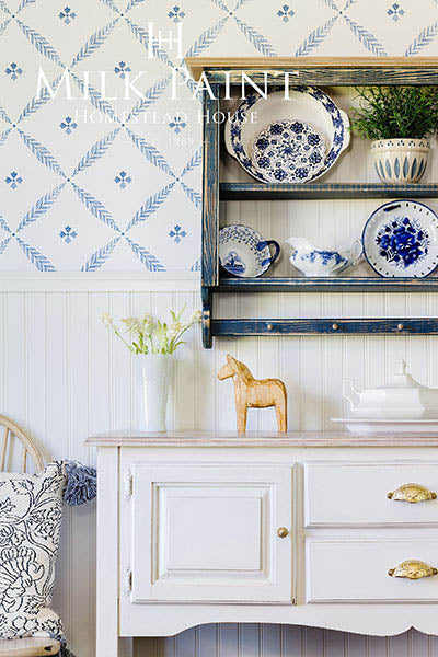 Homestead House Milk Paint - GUSTAVIAN WHITE - Rustic Farmhouse Charm