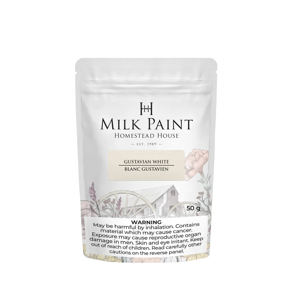 Homestead House Milk Paint - GUSTAVIAN WHITE - Rustic Farmhouse Charm