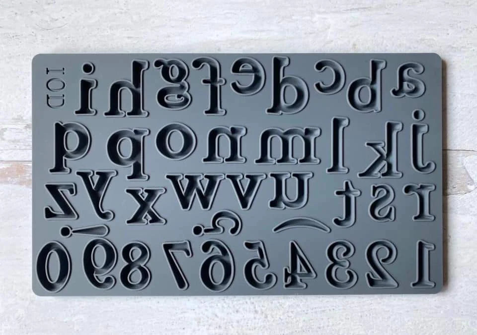 HARPER Mould by IOD (6"x10", 15.24cm x 25.4cm) - Rustic Farmhouse Charm
