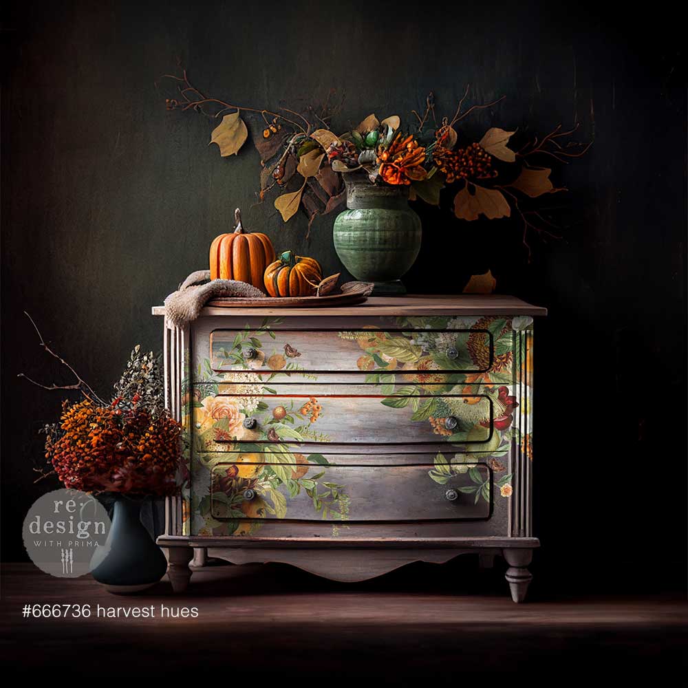 Redesign Transfer - HARVEST HUES (60.96cm x 88.9cm) - Rustic Farmhouse Charm