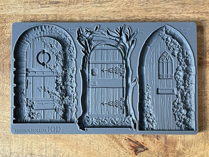 HIDDEN HOLLOW Mould by IOD (6"x10", 15.24cm x 25.4cm) - Rustic Farmhouse Charm
