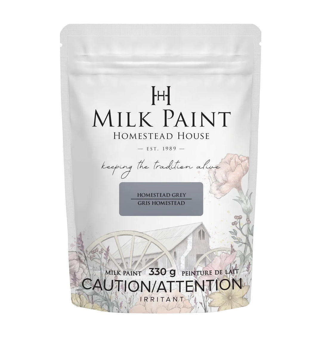 Homestead House Milk Paint - HOMESTEAD GREY - Rustic Farmhouse Charm