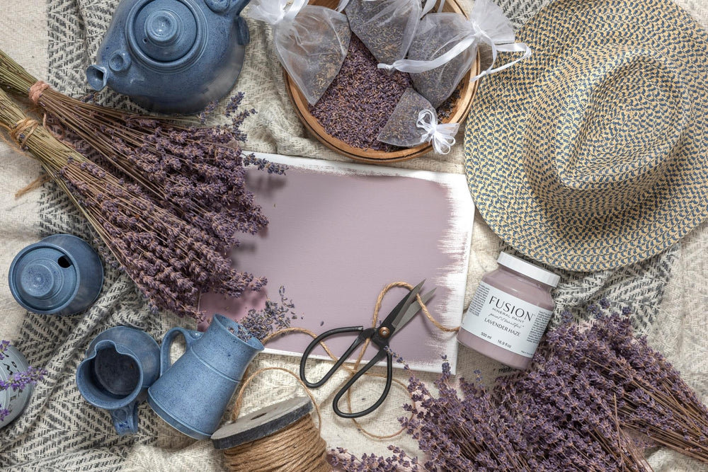 NEW! Fusion™ Mineral Paint - LAVENDER HAZE - Rustic Farmhouse Charm