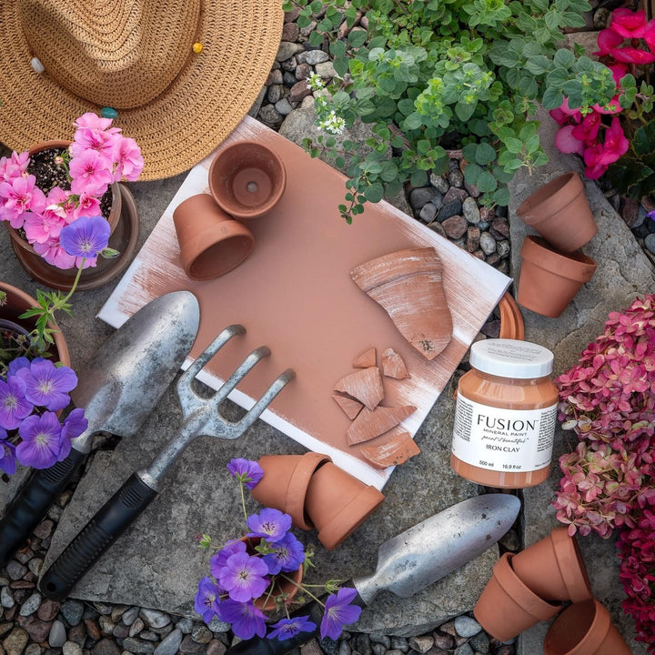 NEW! Fusion™ Mineral Paint - IRON CLAY - Rustic Farmhouse Charm