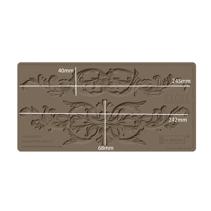 Redesign Mould - IMPERIAL INTRICACY by Kacha - Rustic Farmhouse Charm