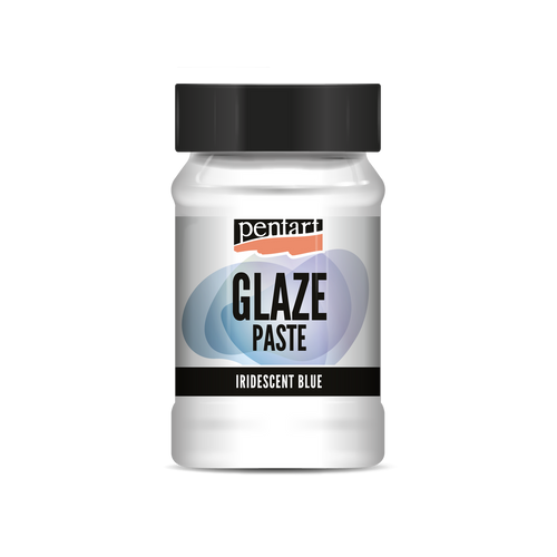 Pentart IRIDESCENT BLUE Glaze Paste 100ml - Rustic Farmhouse Charm