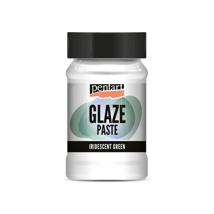 Pentart IRIDESCENT GREEN Glaze Paste 100ml - Rustic Farmhouse Charm