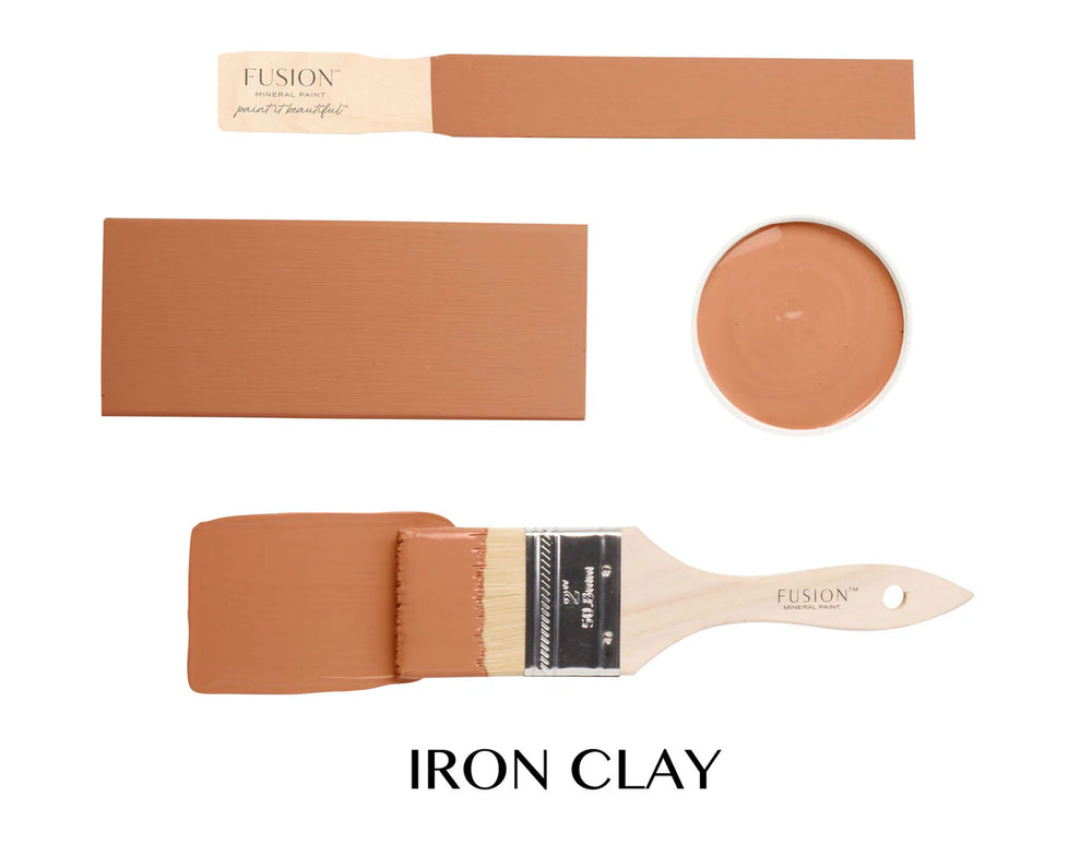 NEW! Fusion™ Mineral Paint - IRON CLAY - Rustic Farmhouse Charm