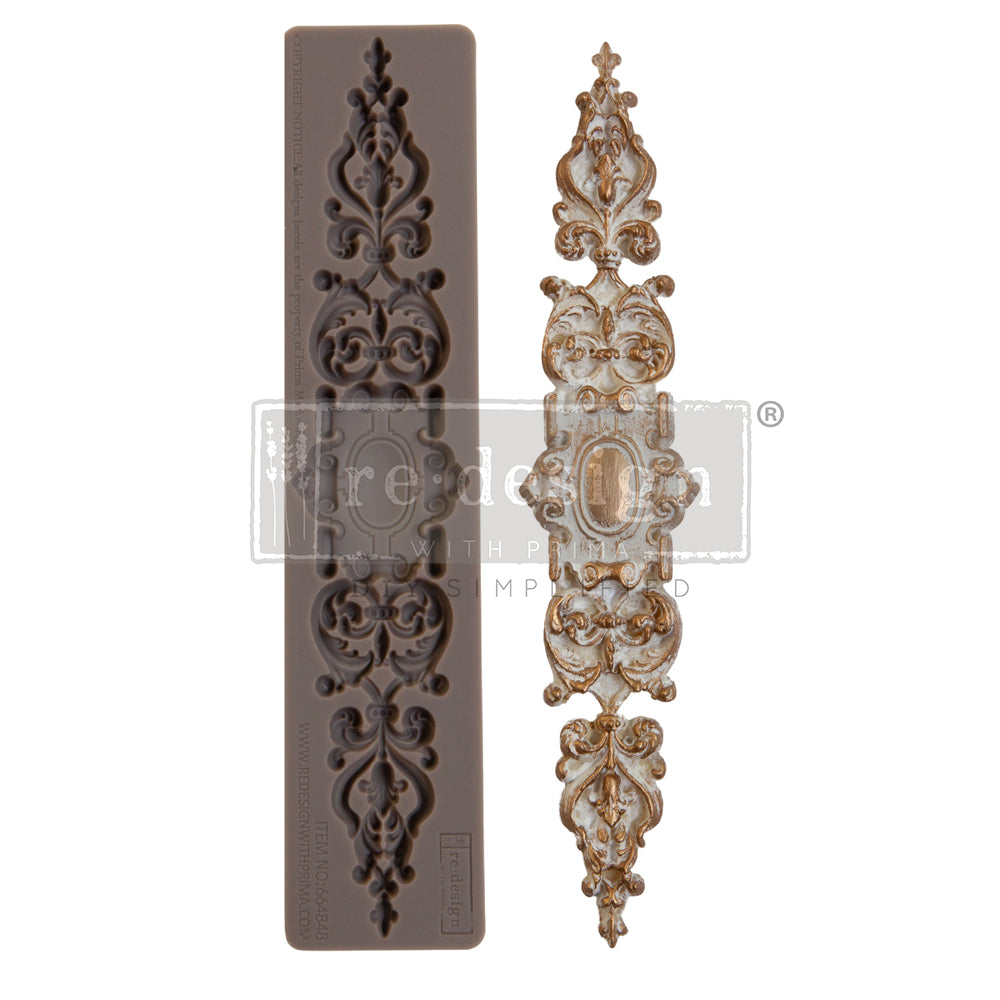Redesign Mould - JOSEPHINE (17.78cm x 3.81cm) - Rustic Farmhouse Charm