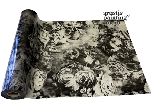 Artistic Painting Studio Metallic Foil - JOVIE FLORAL (semi-transparent) - Rustic Farmhouse Charm
