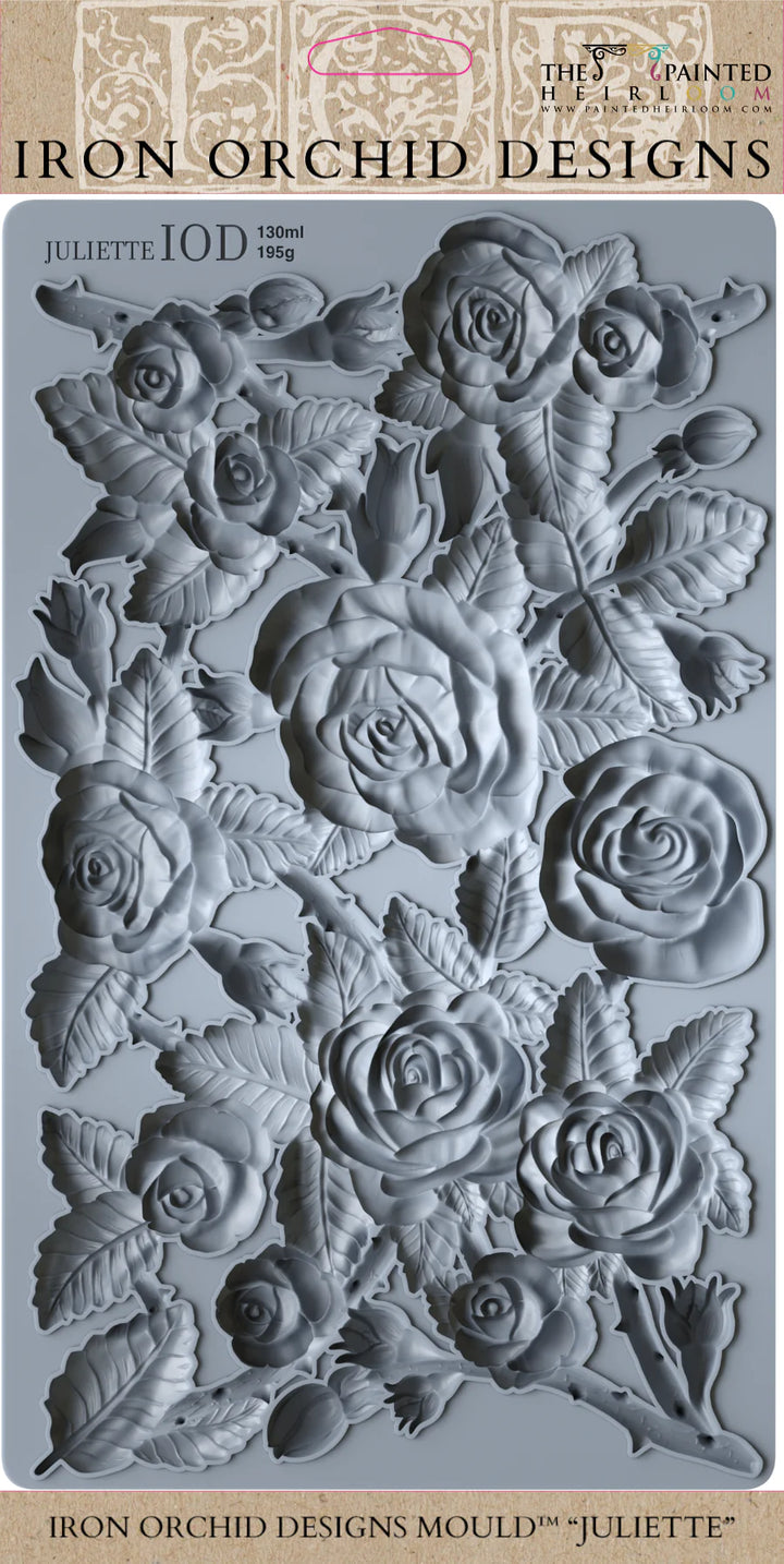 JULIETTE Mould by IOD (6"x10", 15.24cm x 25.4cm) - Rustic Farmhouse Charm