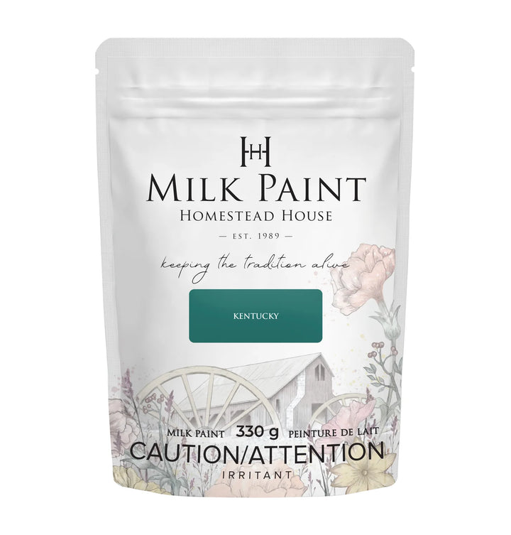 Homestead House Milk Paint - KENTUCKY GREEN - Rustic Farmhouse Charm