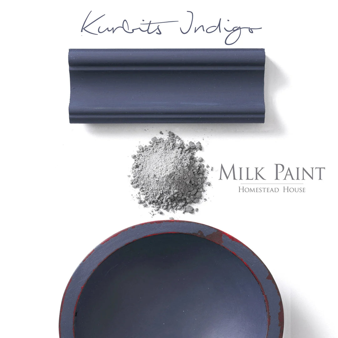 Homestead House Milk Paint - KURBITS INDIGO - Rustic Farmhouse Charm