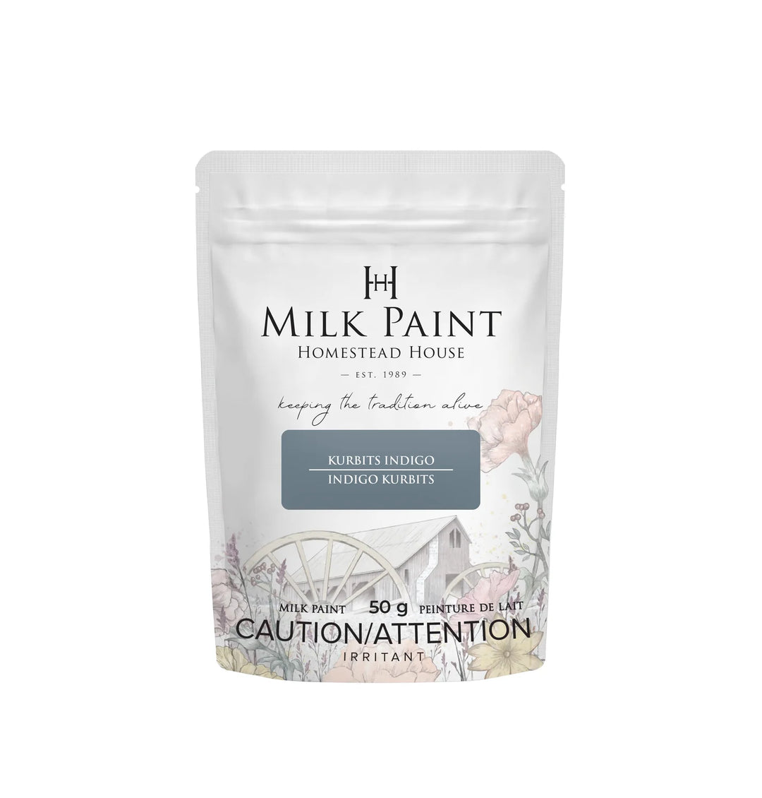 Homestead House Milk Paint - KURBITS INDIGO - Rustic Farmhouse Charm