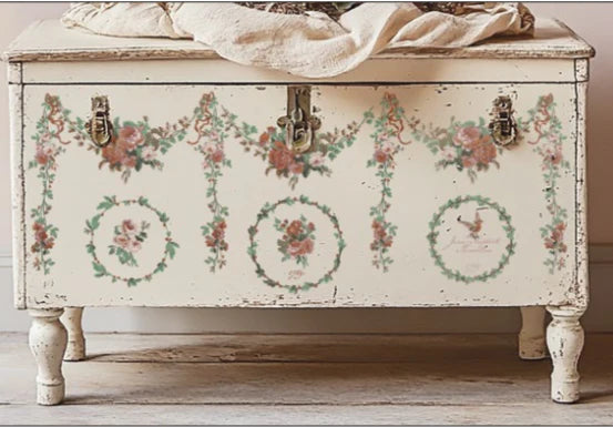 NEW! IOD Paint Inlay - LA FOLIE (set of eight 12"x16" sheets) - Rustic Farmhouse Charm