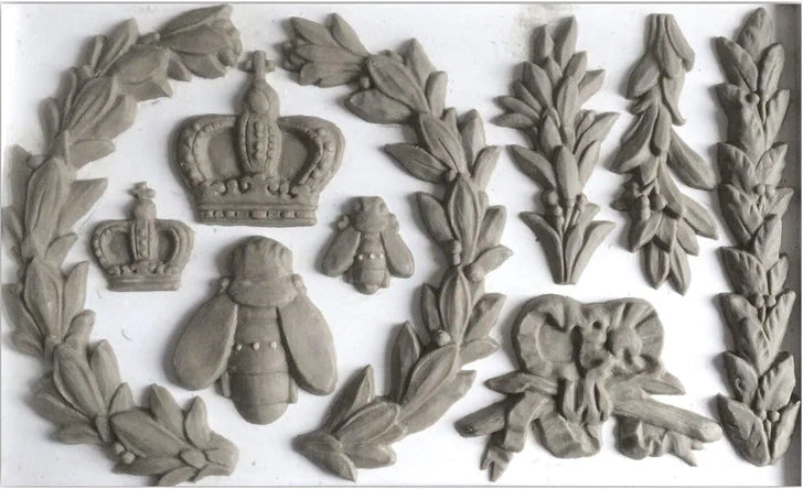 LAUREL Mould by IOD (6"x10", 15.24cm x 25.4cm) - Rustic Farmhouse Charm
