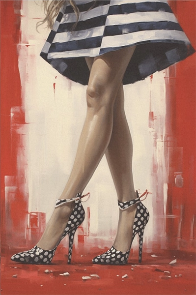 Decoupage Tissue Paper - Legs & Stilettos (50.8cm x 76.2cm) - Rustic Farmhouse Charm