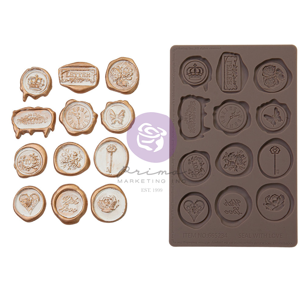 NEW! LETTERS FROM WONDERLAND Alice Mould by Prima - Rustic Farmhouse Charm