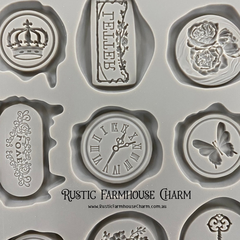 NEW! LETTERS FROM WONDERLAND Alice Mould by Prima - Rustic Farmhouse Charm
